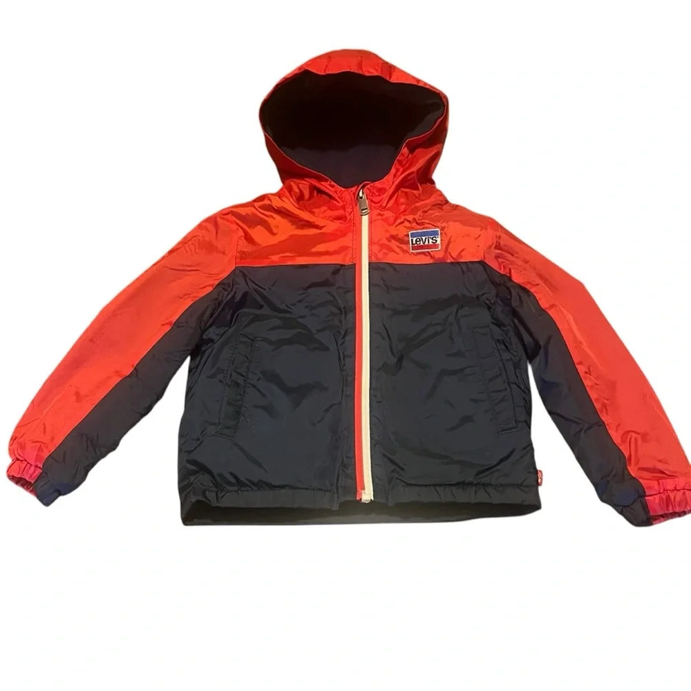 LEVI’S Boys Fleece Lined Windbreaker Jacket - Picture 1 of 8